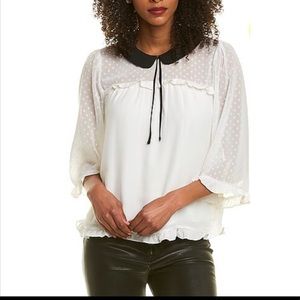 Women’s striped top/blouse cute collar